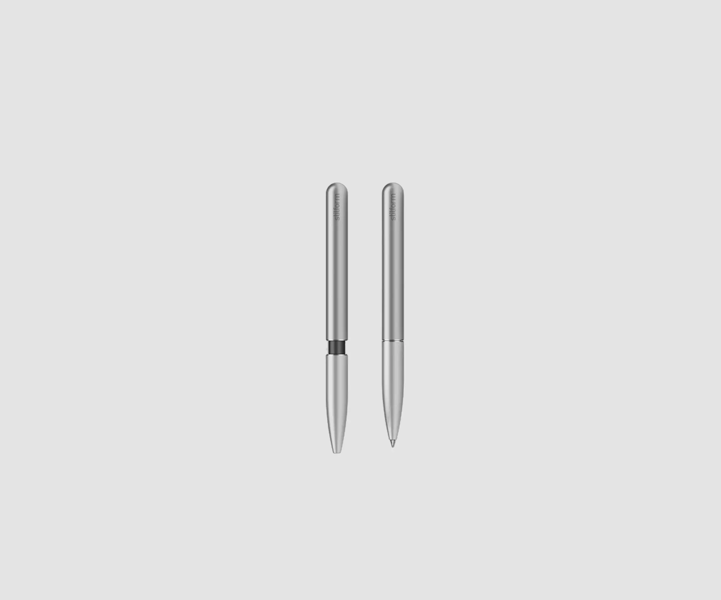 stilform PEN Ballpoint Aluminium — Comet Grey
